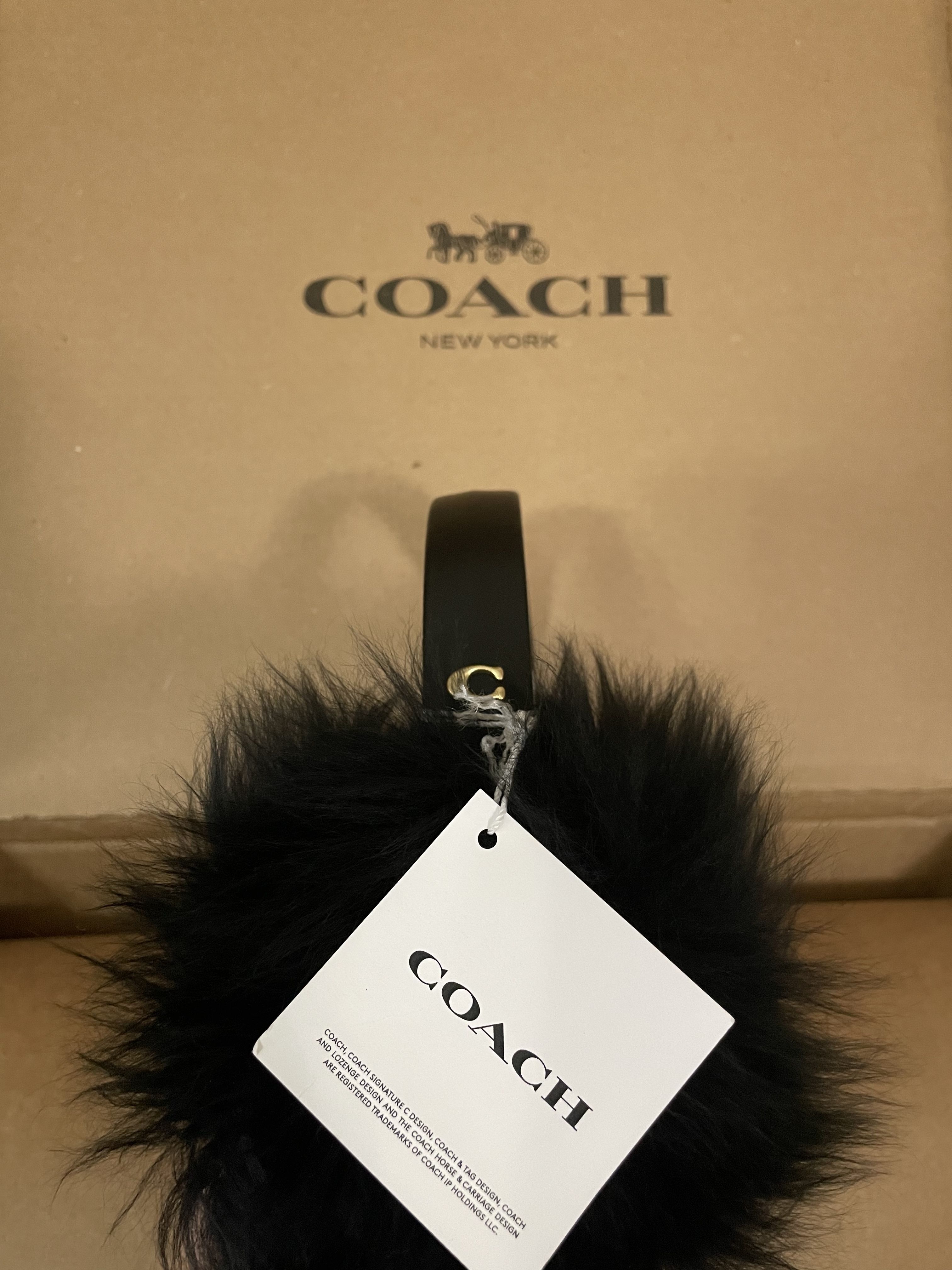 COACH☆Shearling Earmuffs☆シアリング イヤーマフ☆耳当て 2色