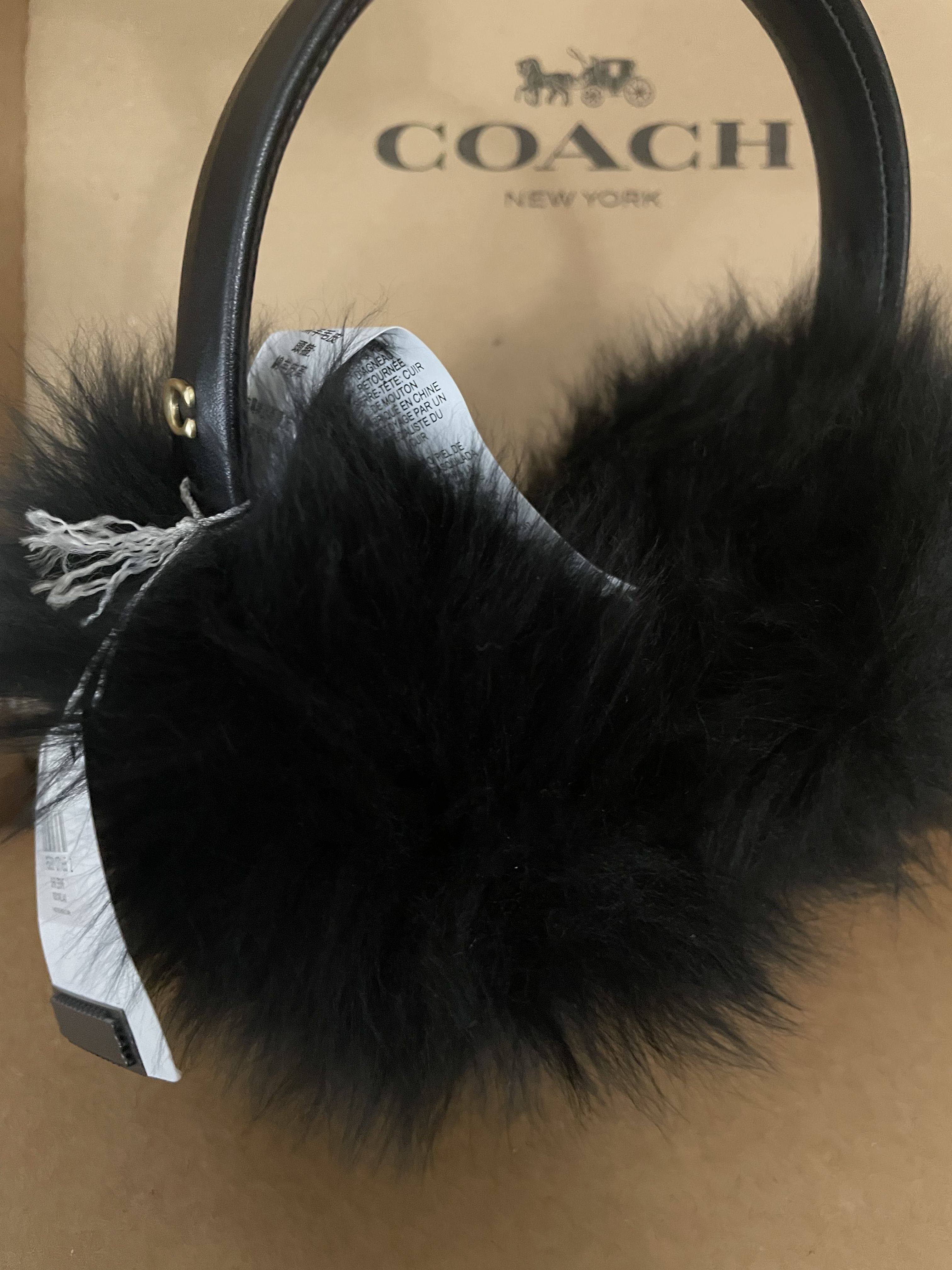 COACH☆Shearling Earmuffs☆シアリング イヤーマフ☆耳当て 2色