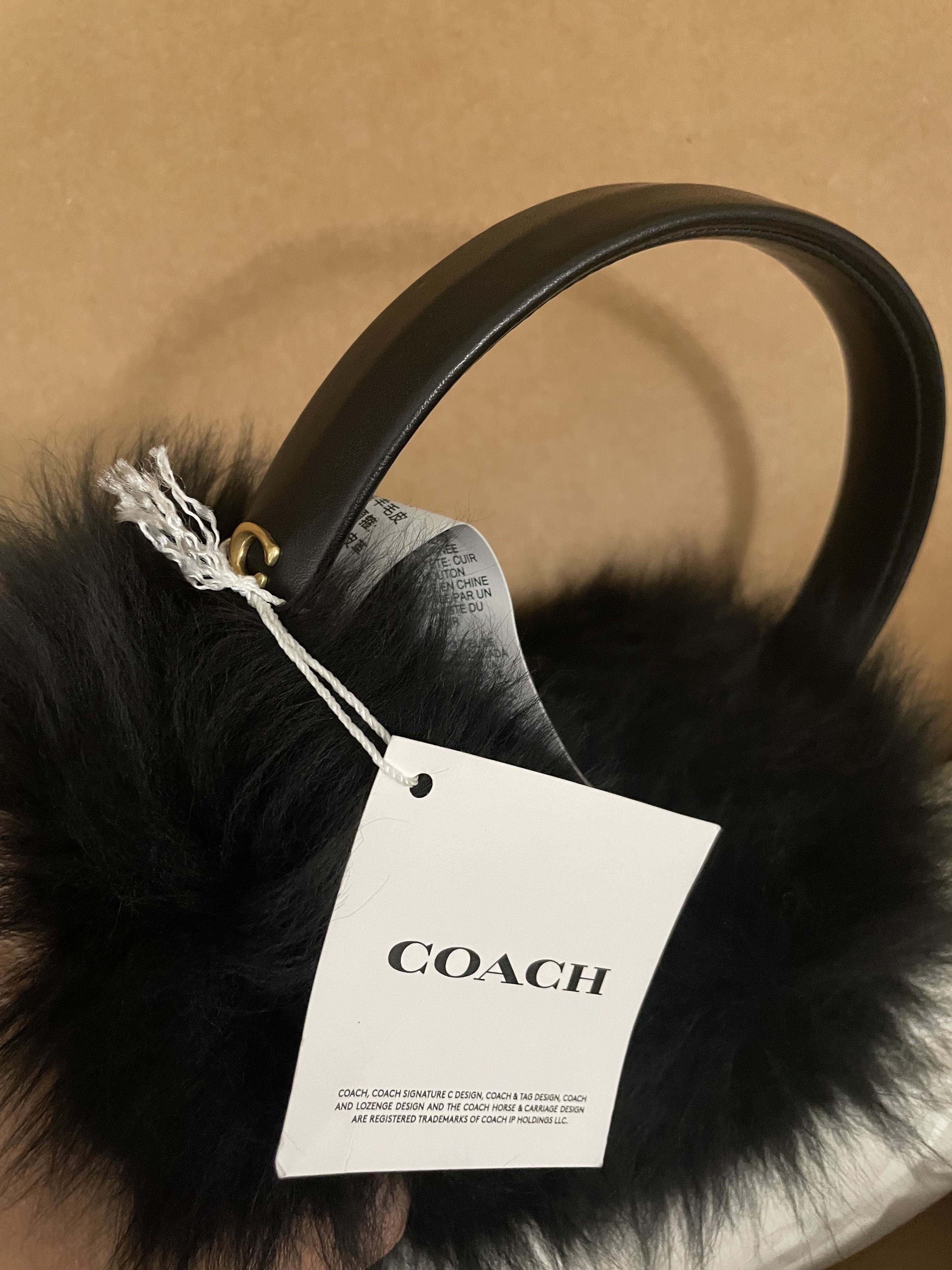 COACH☆Shearling Earmuffs☆シアリング イヤーマフ☆耳当て 2色