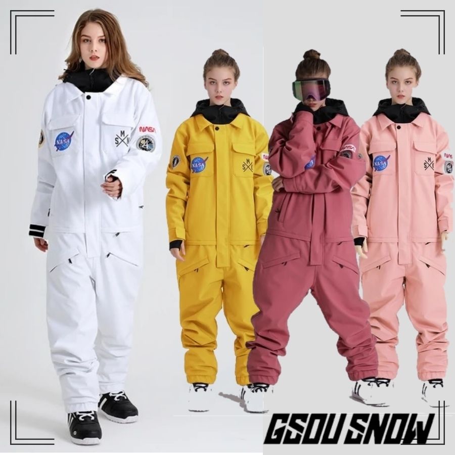 可愛く♪【Gsou Snow】Slope Starスノーボード/スキースーツ W (Gsou