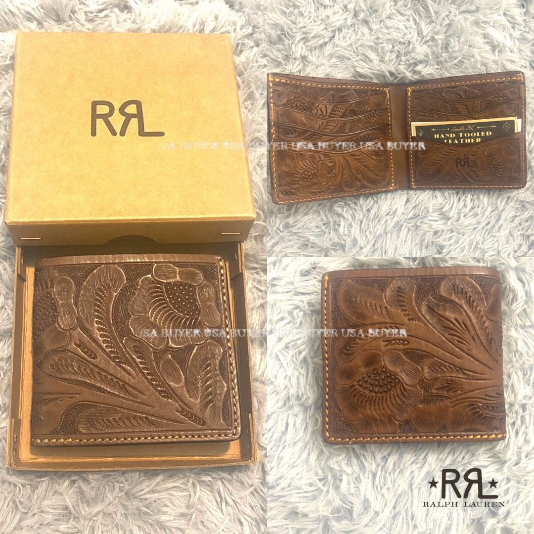 経年変化を楽しむ【RRL by Ralph Lauren】植物性なめし革 札入れ (RRL