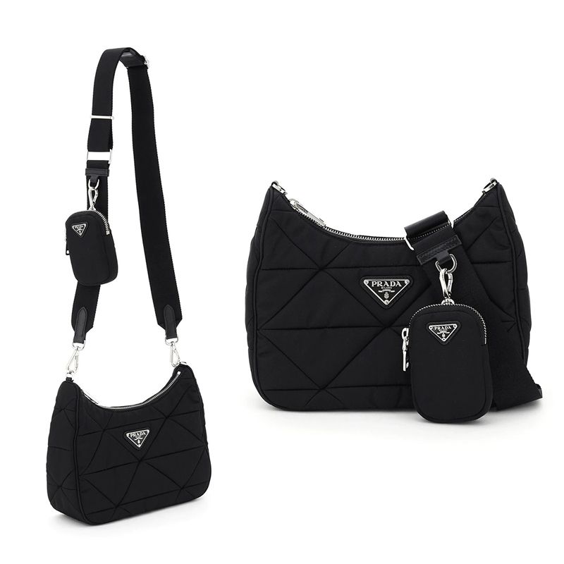 関税負担なし☆PRADA プラダ パデッドナイロン ショルダーバッグ