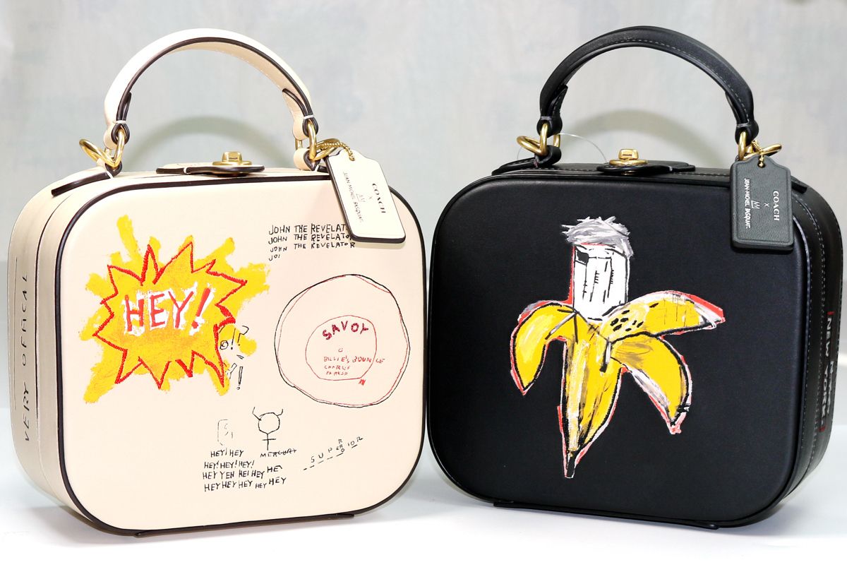 選べる☆COACHxバスキア☆JEAN-MICHEL BASQUIAT SQUARE BAG (Coach