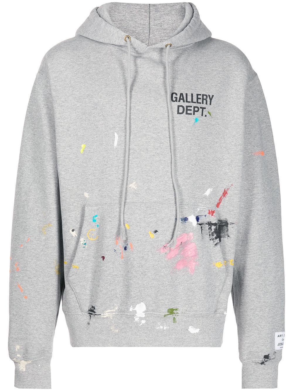 GALLERY DEPT. | PAINTED LOGO HOODIE GREY ペイント フーディ
