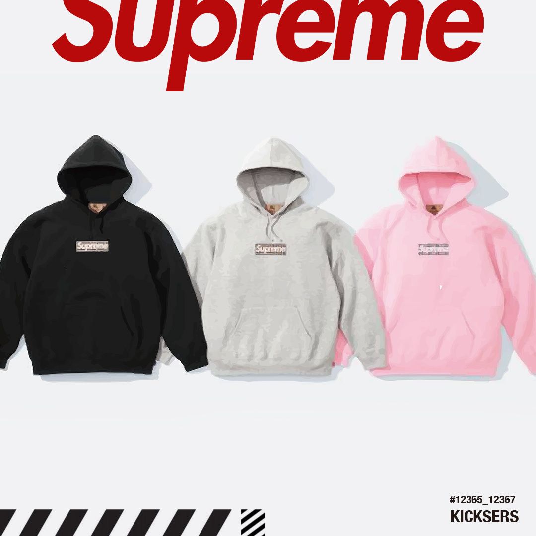 Supreme Burberry シュプリーム Box Logo ボックスロゴ パーカー