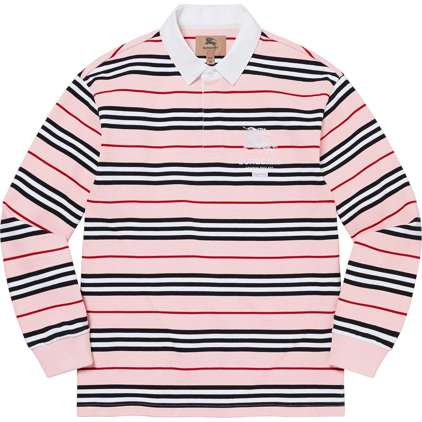 SS22 Supreme Burberry Rugby - バーバリー ラグビー シャツ (Supreme