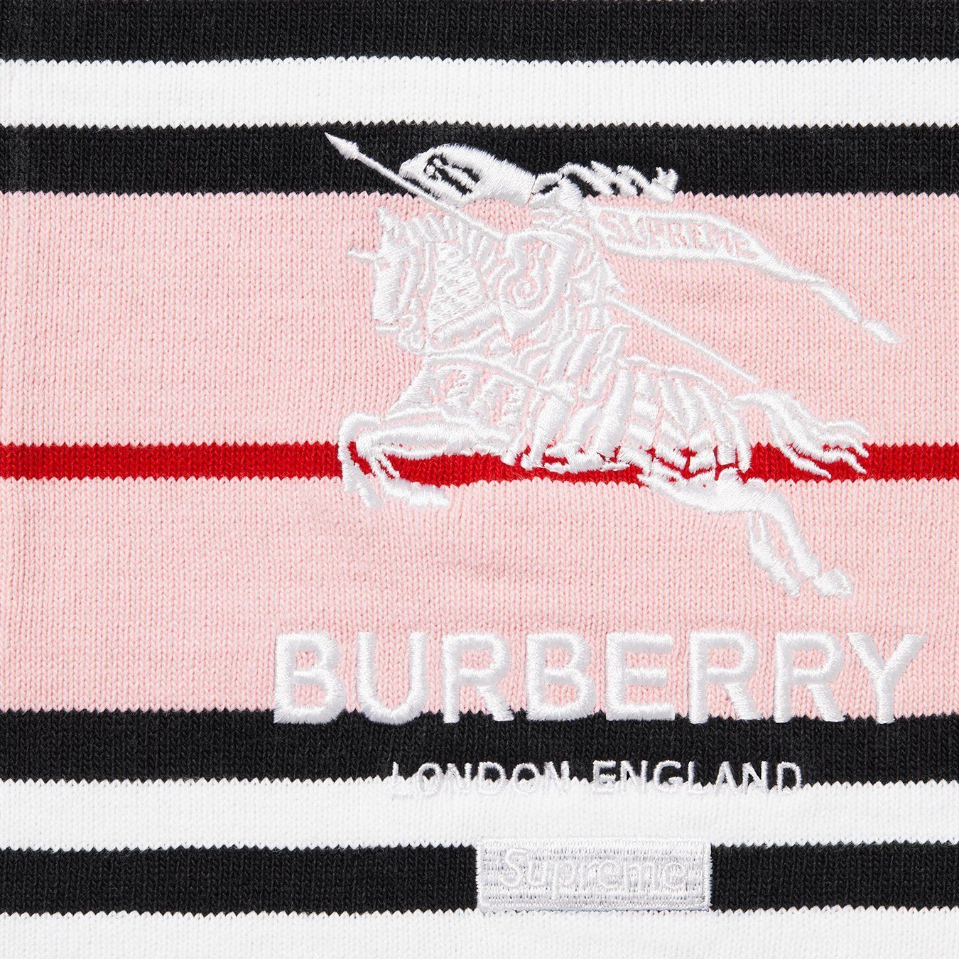 SS22 Supreme Burberry Rugby - バーバリー ラグビー シャツ (Supreme
