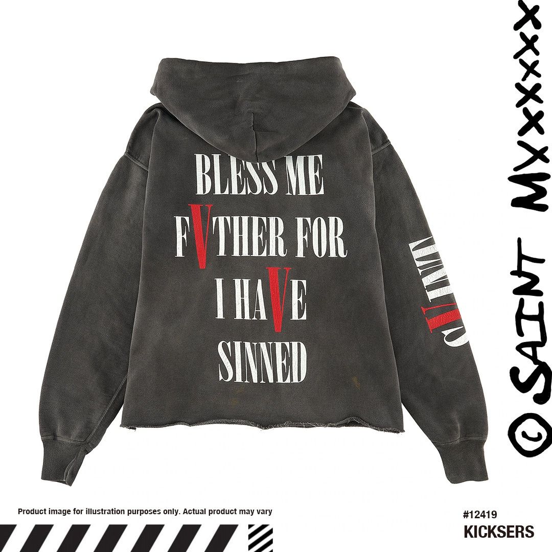 SAINT MICHAEL VLONE HOODIE ヴィローンコラボパーカーフーディ (Saint