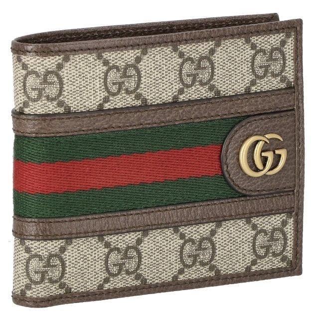 国内発送】 GUCCI メンズ 二つ折り財布 (GUCCI/折りたたみ財布