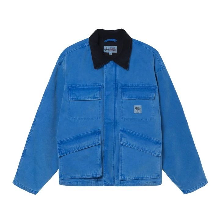 ☆入手困難☆STUSSY WASHED CANVAS SHOP JACKET (STUSSY/ジャケット