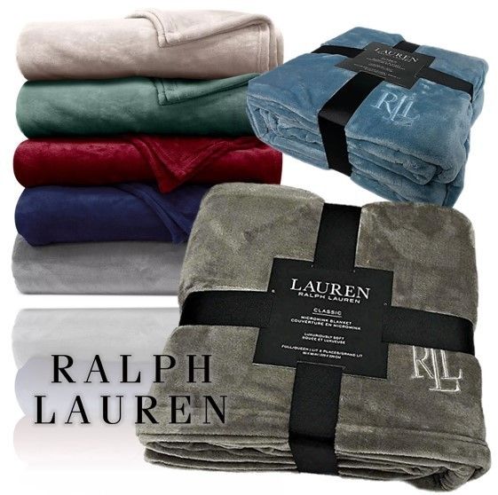 Ralph Lauren マイクロミンク ソフト ブランケット 167 x 228cm (Ralph
