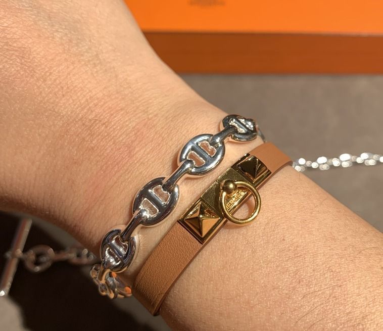 大人気！☆エルメス シェーヌダンクアンシェネMM バングル (HERMES
