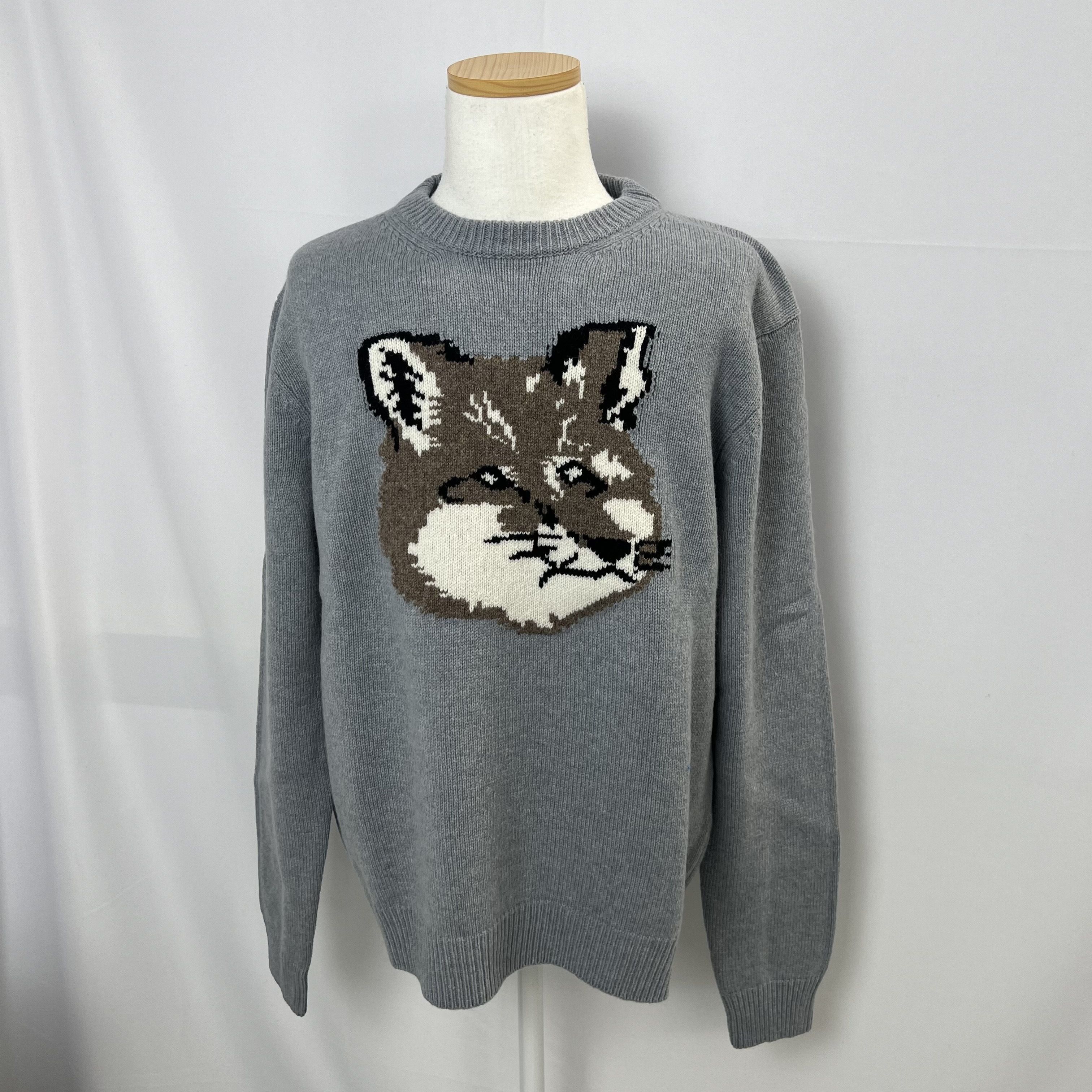 ☆人気☆【MAISON KITSUNE】☆Big Fox Head Pullover Kni.t☆ (MAISON