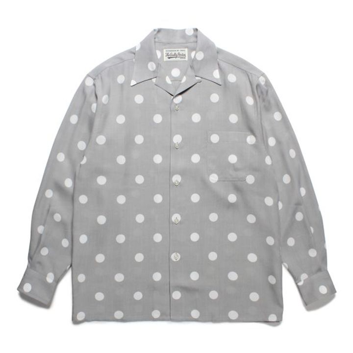 WACKO MARIA ワコマリア ☆ HAWAIIAN SHIRT L/S ドット柄 (WACKO MARIA