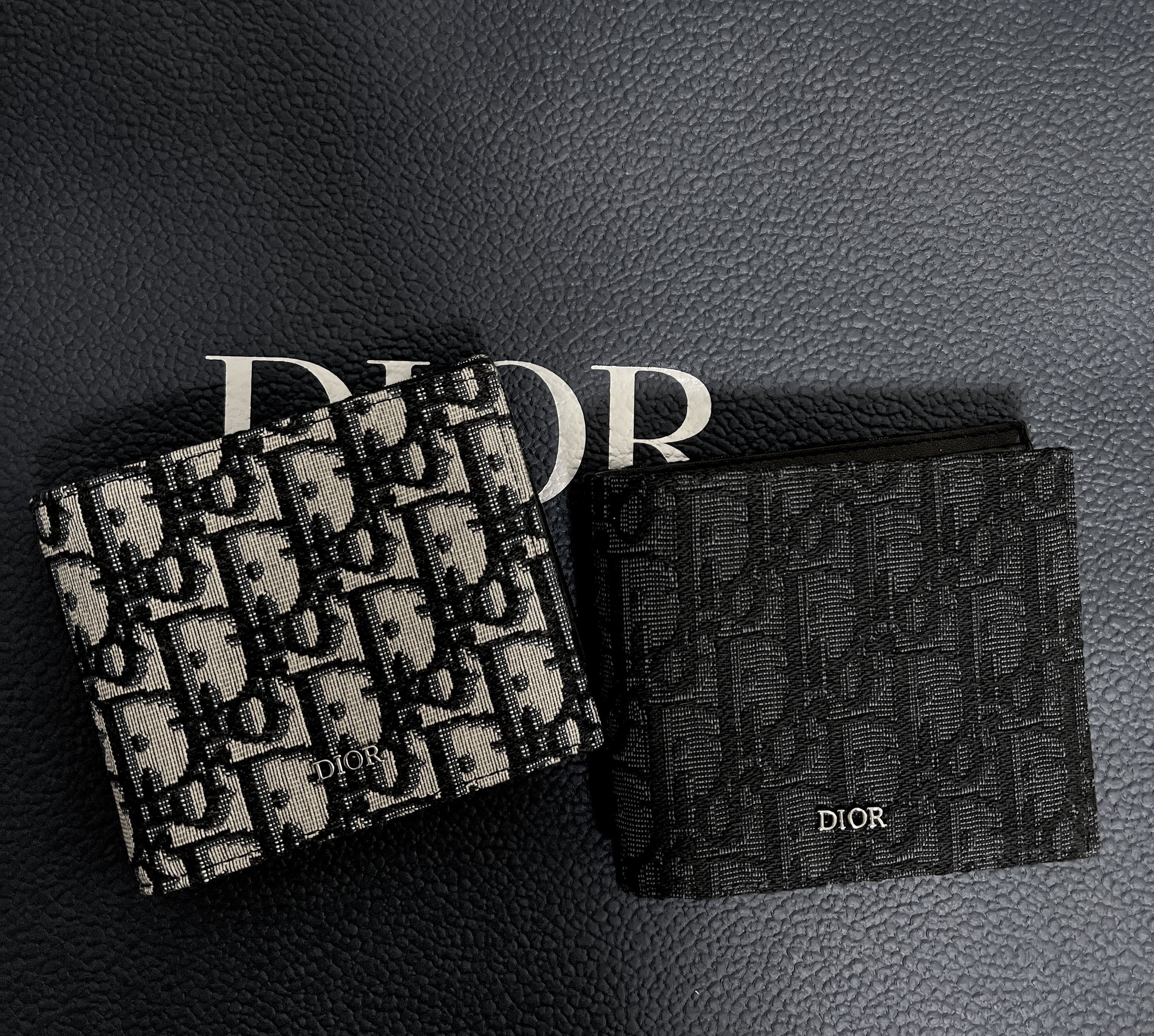 すぐ届く！DIOR ディオール Oblique オブリーク 折財布 メンズ (Dior