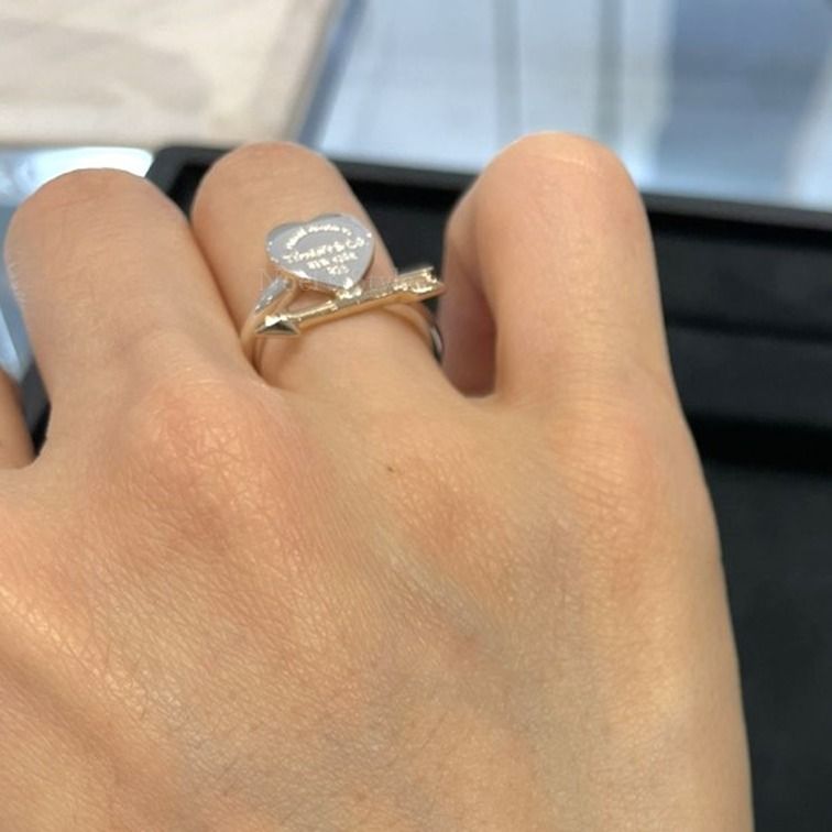 Tiffany ティファニー リング 指輪 ラブストラック ハート タグ