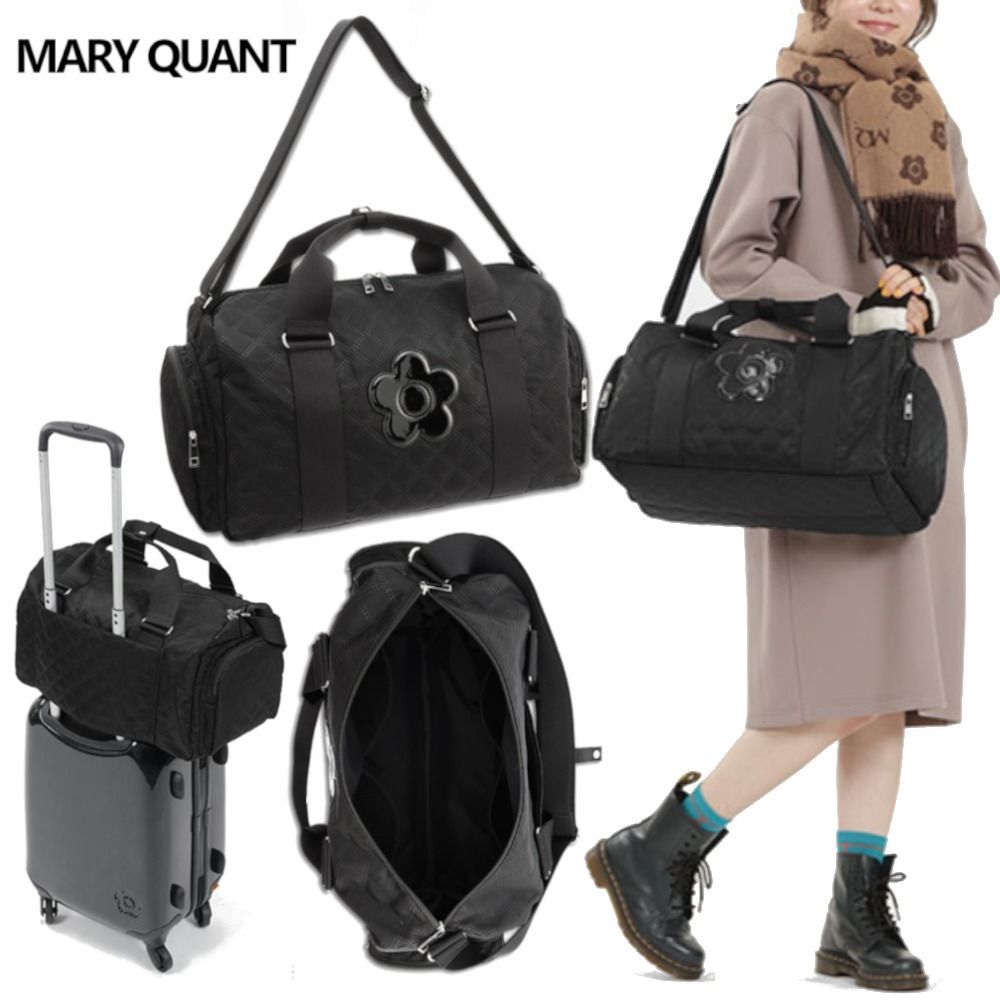 すぐ届く☆MARY QUANT ボストンバッグ 大きなデイジー ギフト◎ (MARY