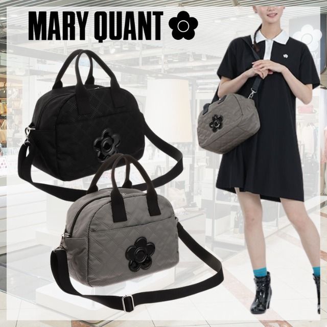 すぐ届く MARY QUANT* ピンソニックキルトデイジー 2WAYトート (MARY