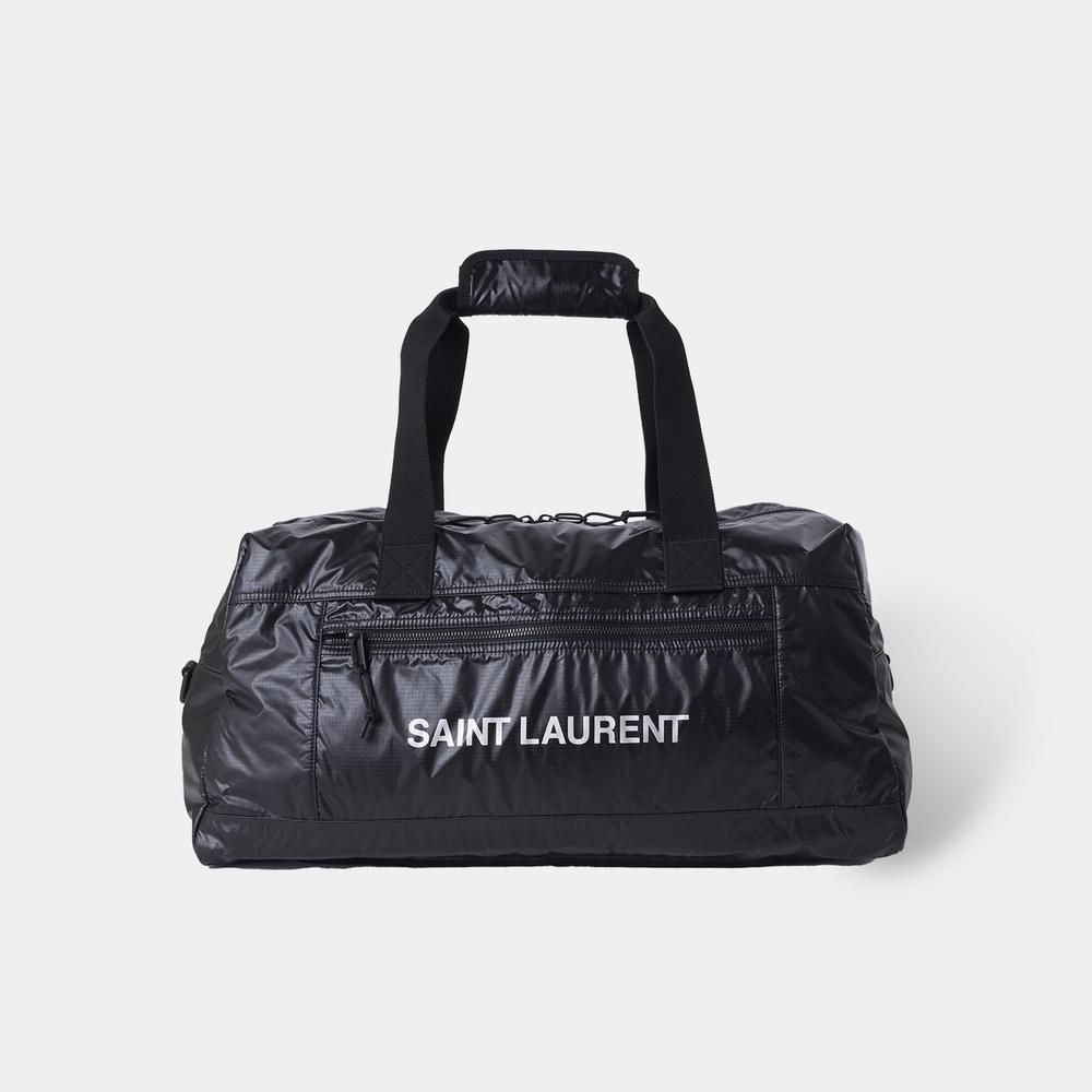 直営店買付け☆YSL☆Saint Laurent Nylon Logo ボストンバッグ (Saint