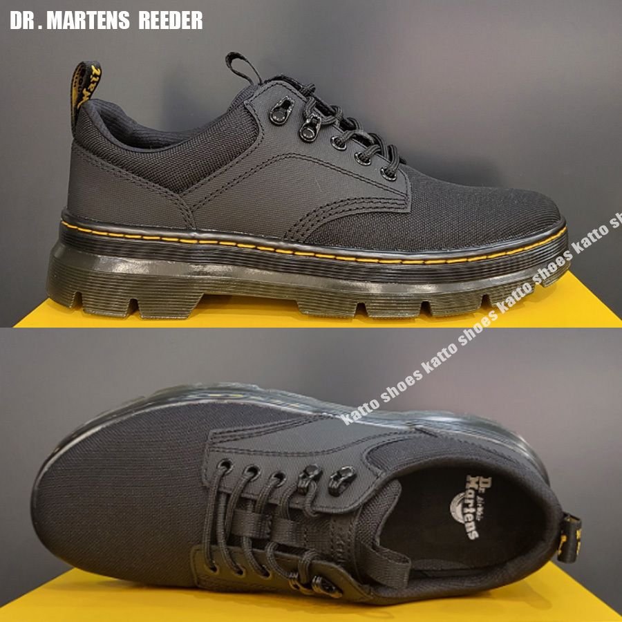 Dr Martens☆REEDER 5 タイ シューズ☆兼用☆BLACK (Dr.Martens