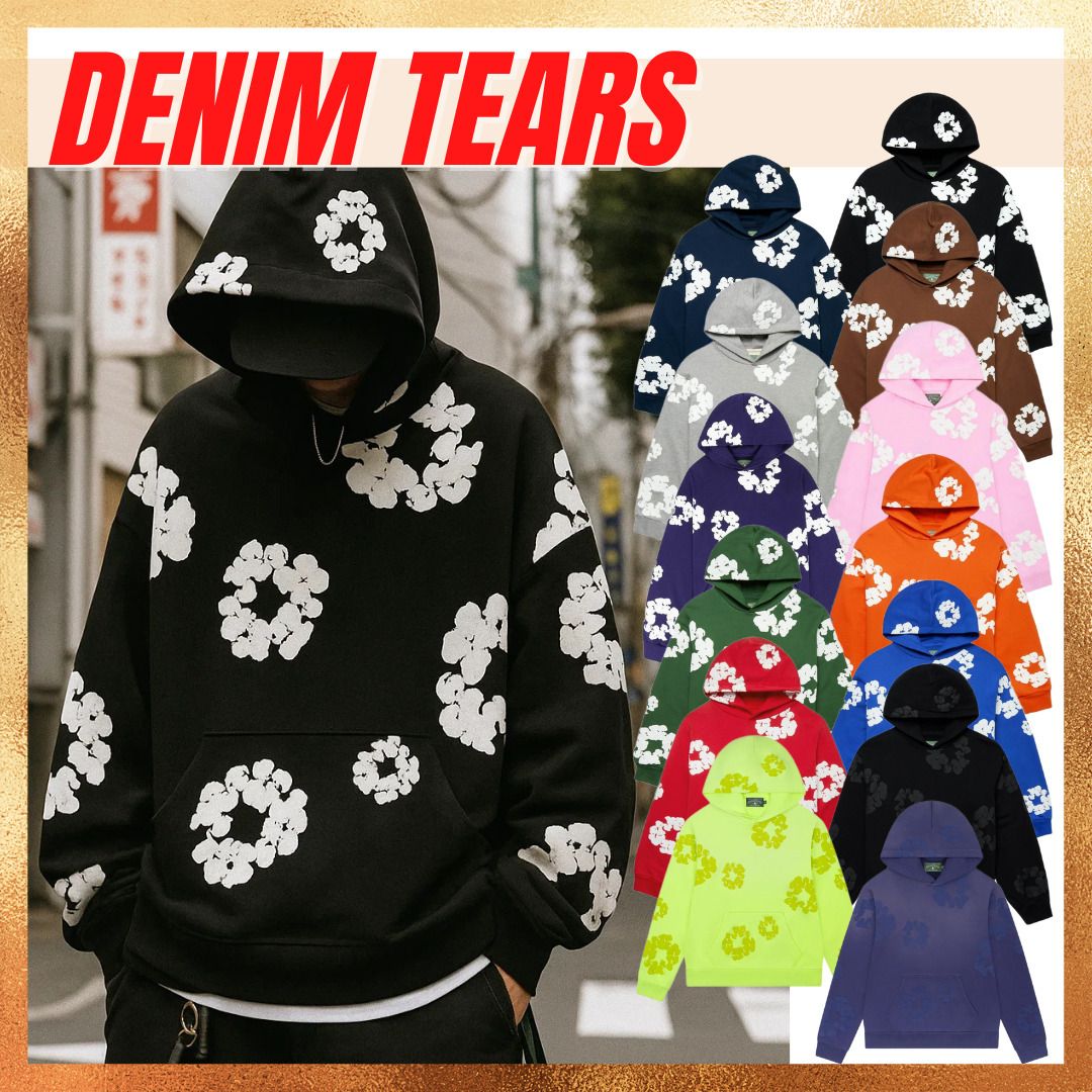 DENIM TEARS] デニムティアーズ フーディ Hoodie (Denim Tears