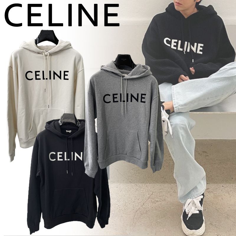 国内直営**CELINE ** ルーズスウェットフーディー 女性にも♪ (CELINE