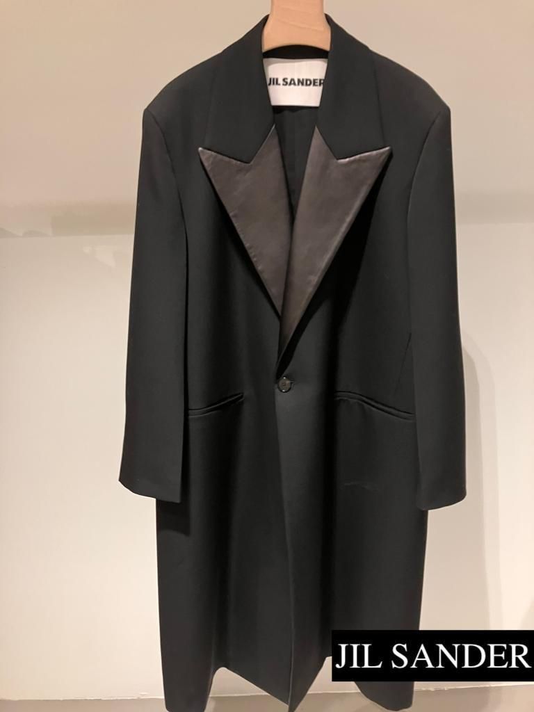 ○Jil Sander○ブラック チェスターコート (Jil Sander/コートその他