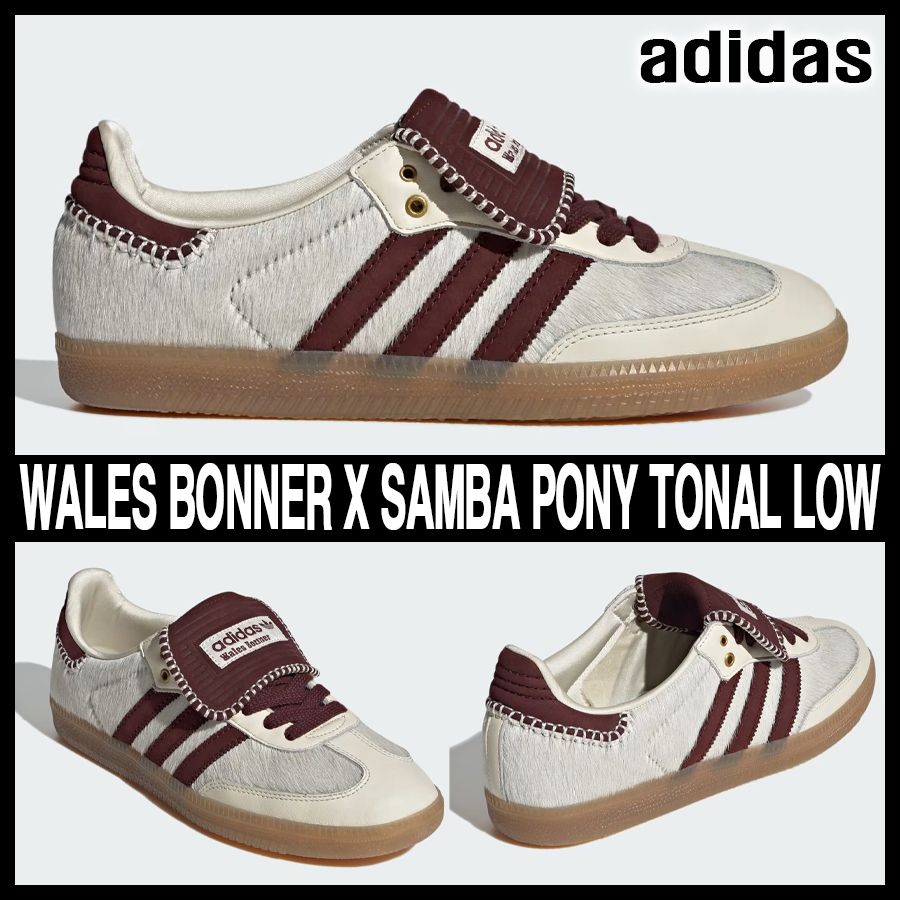 ☆adidas x WALES BONNER☆SAMBA PONY TONAL LOW☆追跡可 (adidas