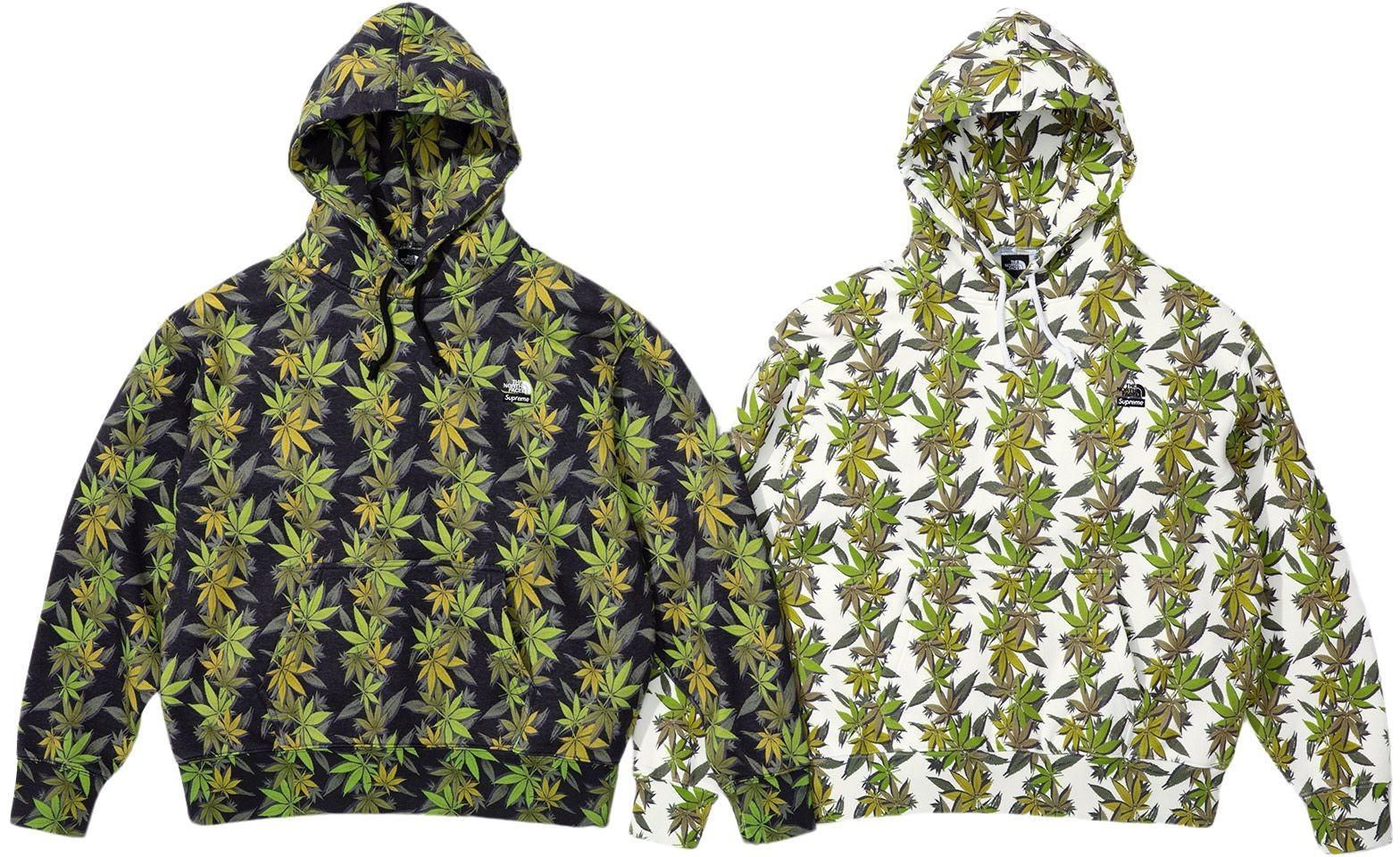 FW23 Supreme The North Face Leaf Hooded Sweatshirt (Supreme