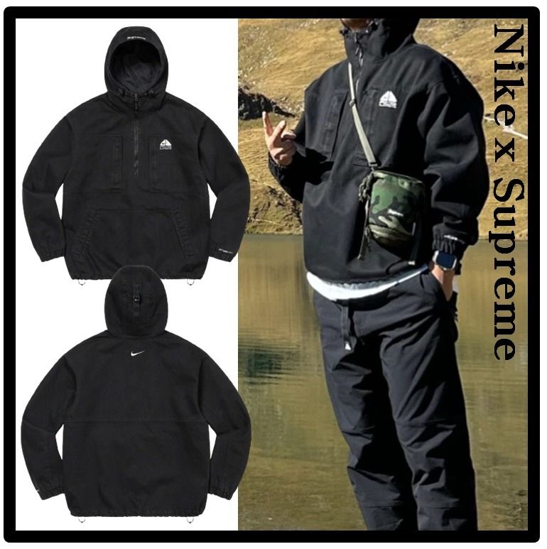 ☆送料・関税込☆Supreme x Nike ACG Denim Pullover Black☆ (Nike