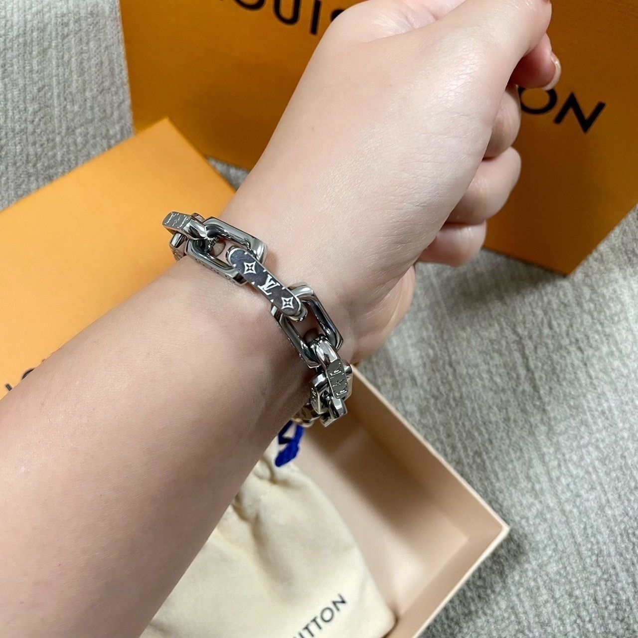 LV】チェーンブレスレット モノグラム◇CHAIN BRACELET (Louis Vuitton