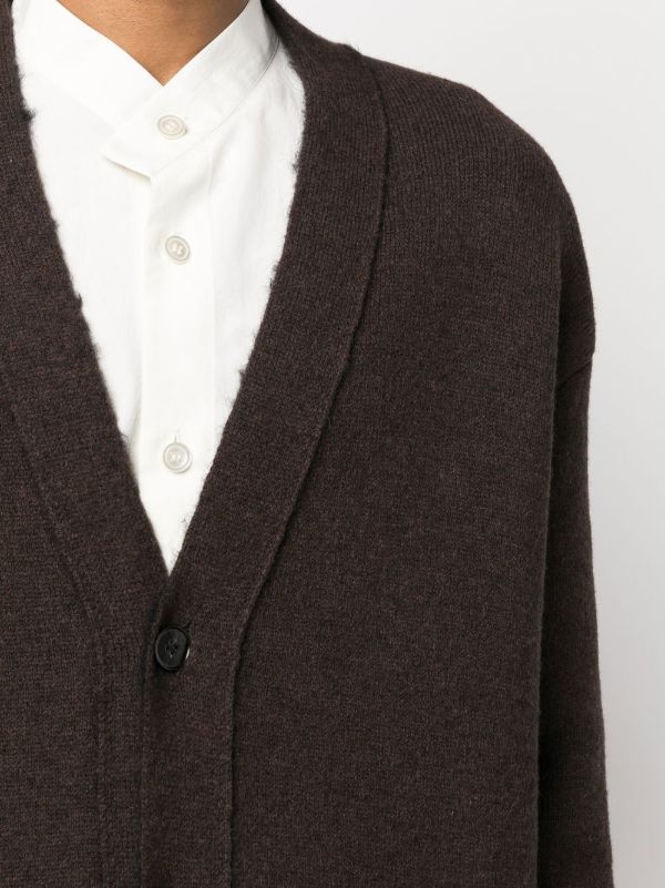 Jil Sander オーバーサイズ カーディガン | ブラウン | FARFETCH JP