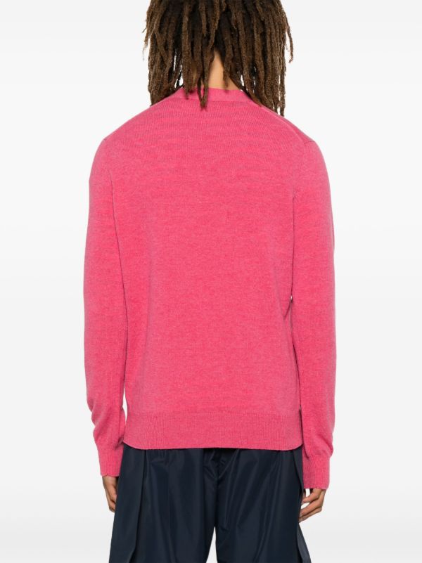 Comme Des Garçons Play ハートパッチ カーディガン | ピンク