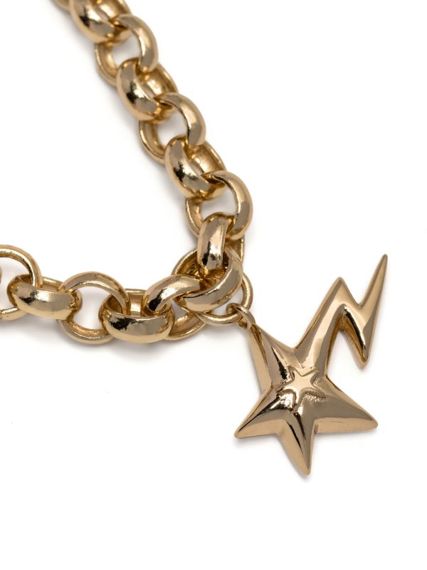 A BATHING APE® ロゴペンダント ネックレス | ゴールドトーン