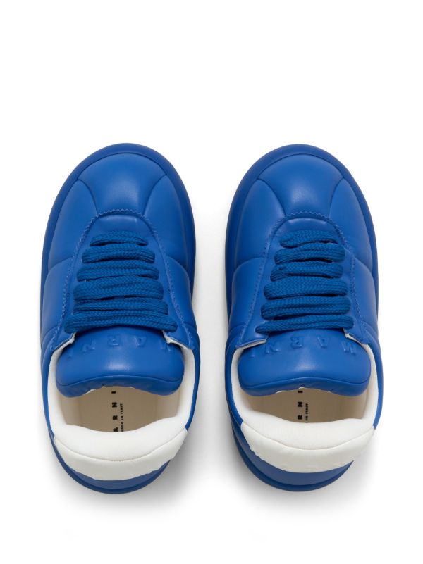 Marni BigFoot 2.0 レザースニーカー | ブルー | FARFETCH JP