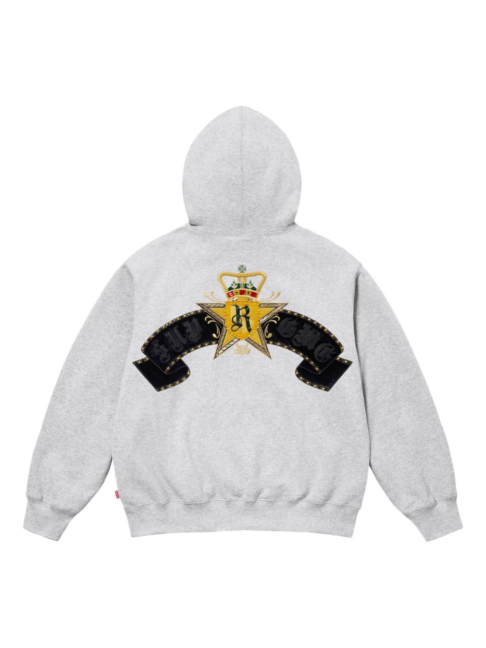 Supreme Crest SS 25 - Grey ジップアップ パーカー | グレー
