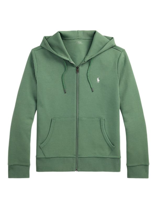 Polo Ralph Lauren ダブルニット ジップアップ パーカー | グリーン