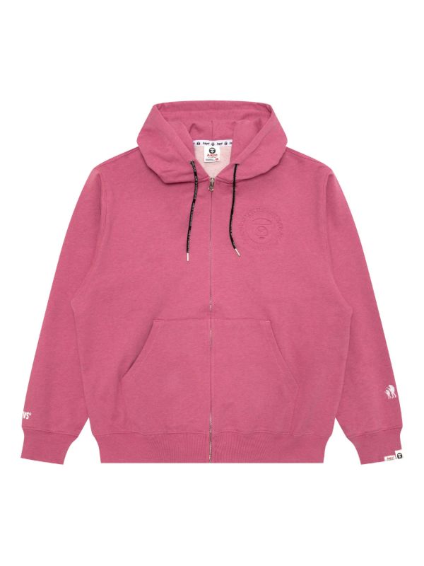 AAPE BY *A BATHING APE® ジップアップ パーカー | ピンク | FARFETCH JP