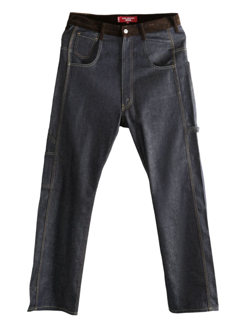 Junya Watanabe MAN x Levi's® corduroy-insert Jeans | Blue | FARFETCH