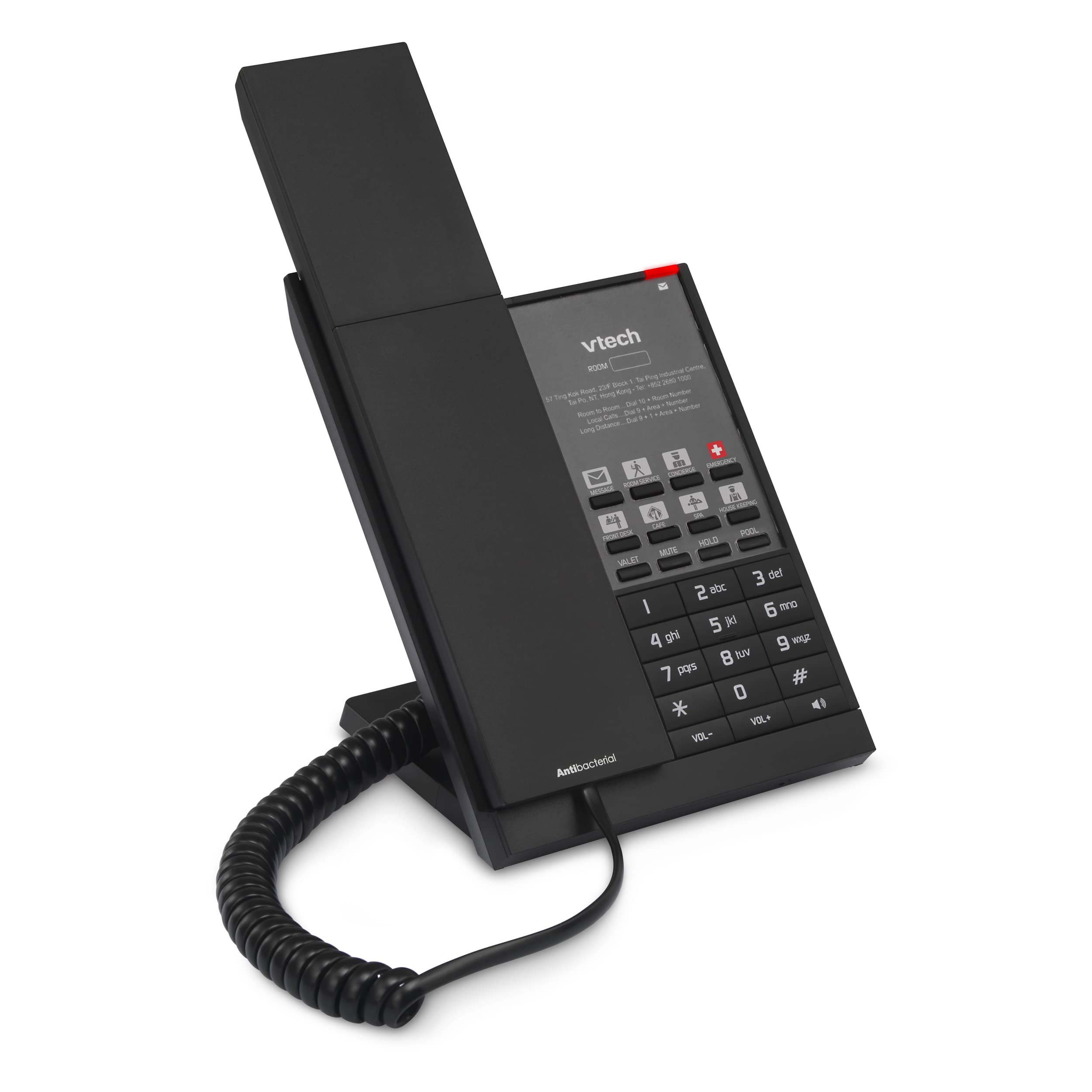 1-Line Analog Corded Phone - VTech® Hotel Phones