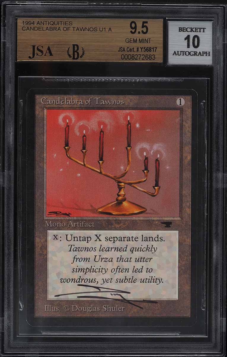 1994 Magic The Gathering MTG Antiquities Candelabra Of Tawnos U1 A