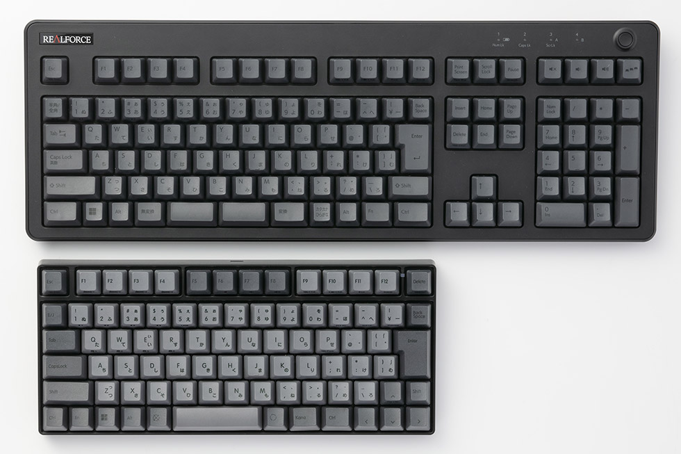 東プレ「REALFORCE RC1」は、高級コンパクトキーボードの新定番か