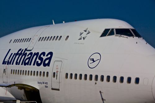 ルフトハンザドイツ航空 B747-400 ビジネスクラス体験』フランクフルト