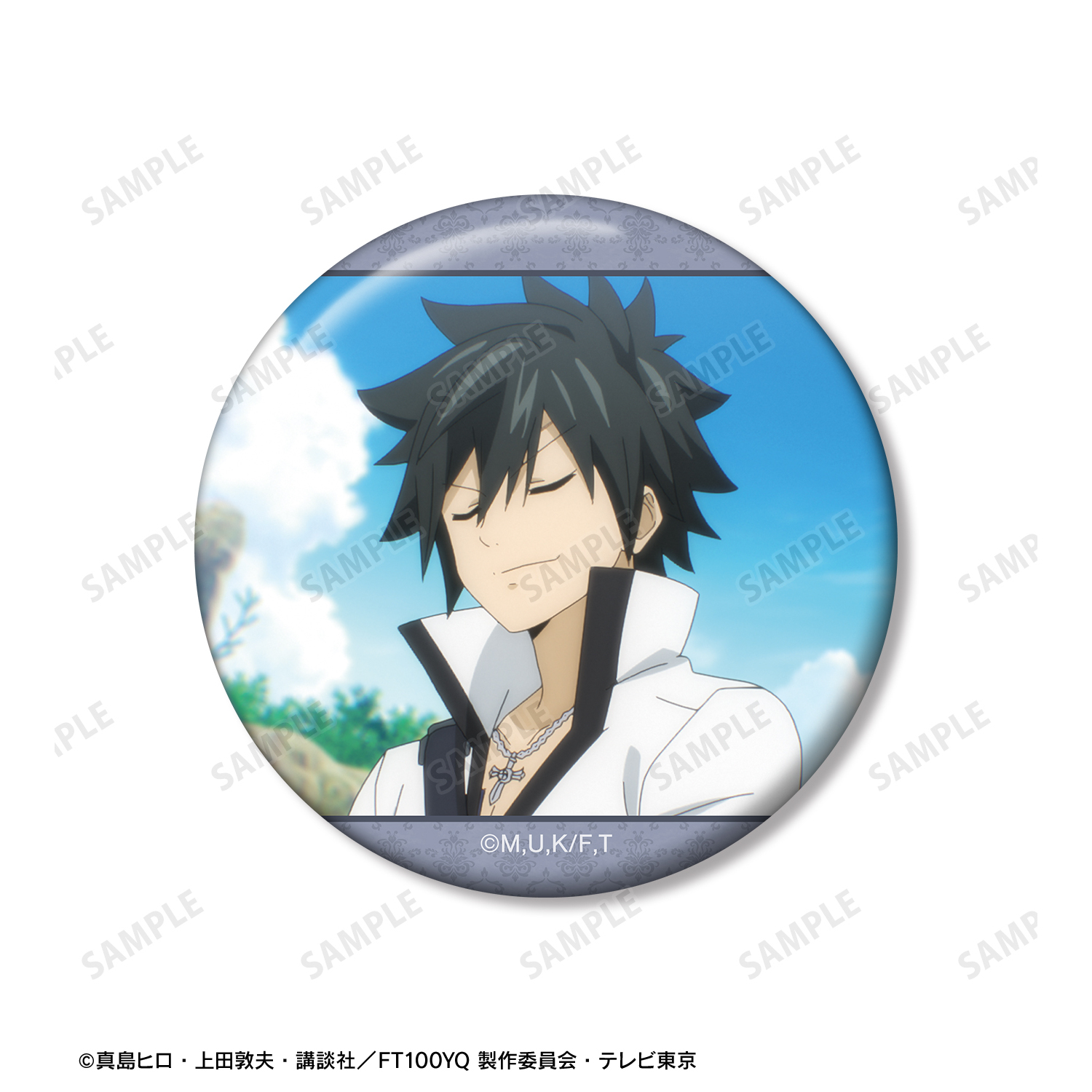 FAIRY TAIL 100年クエスト_グレイ・フルバスター 場面写缶バッジ3個