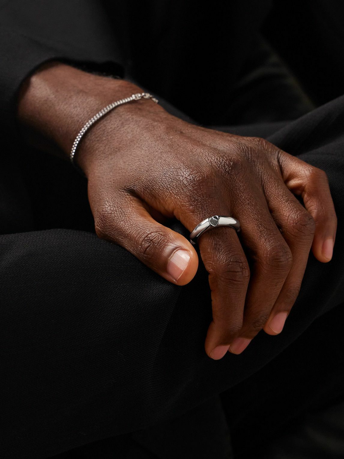 Tom Wood - Kimberlitt Rhodium-Plated Ring - Silver Tom Wood