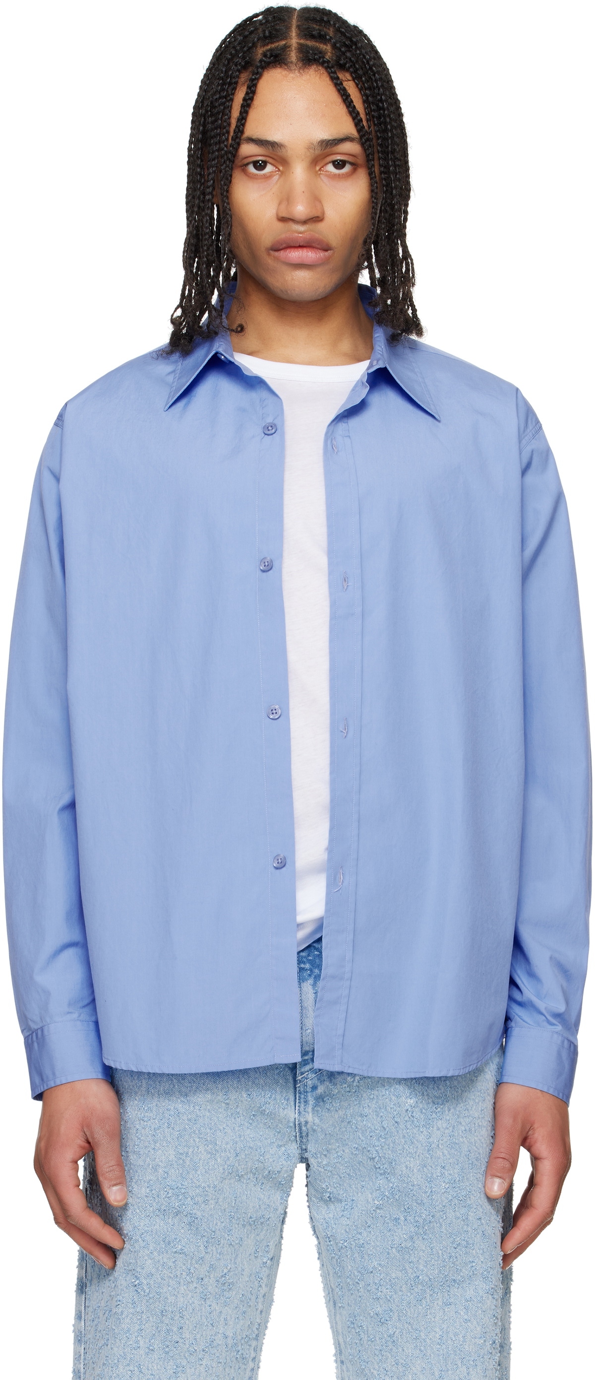 mfpen Blue Evening Shirt mfpen