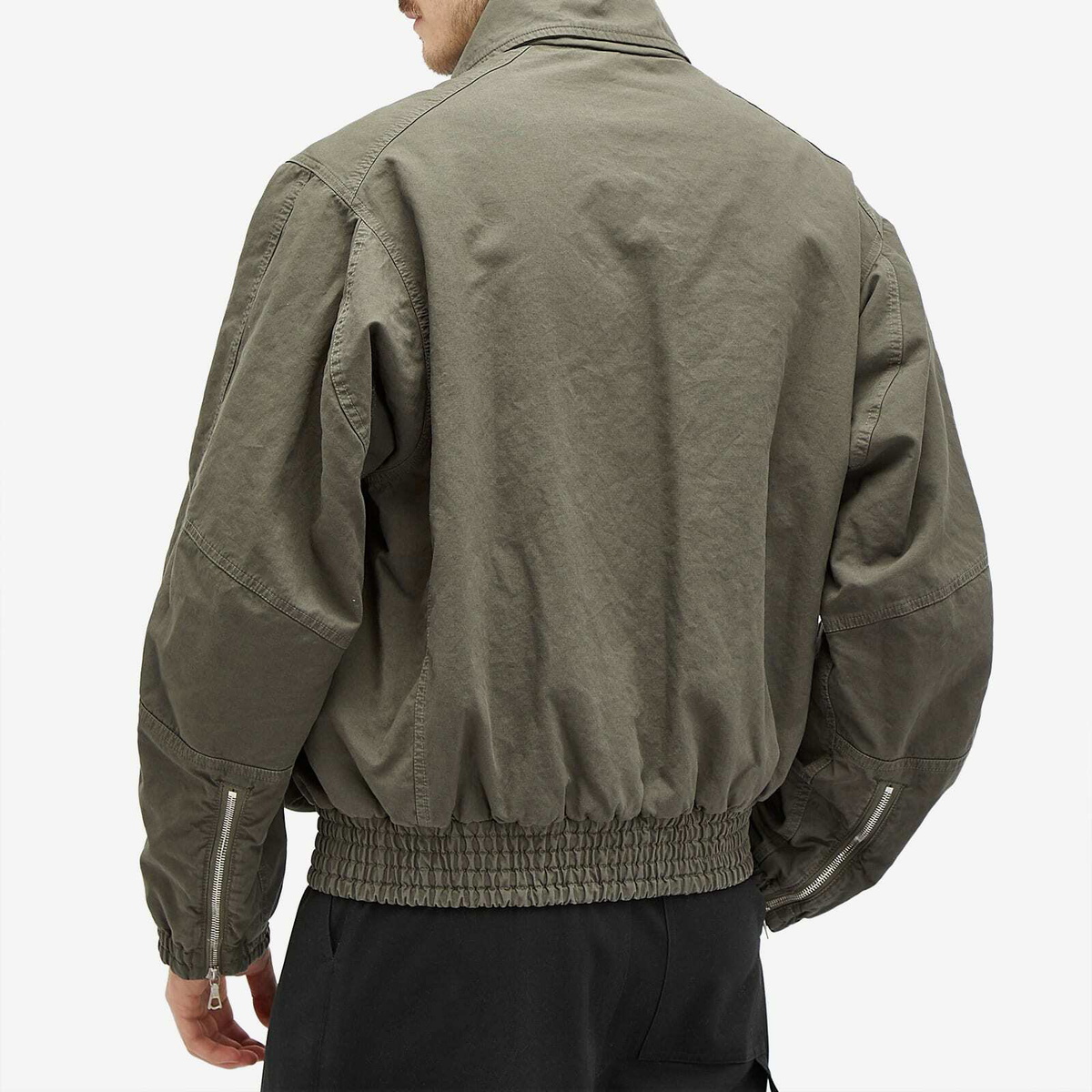 Dries Van Noten Men's Viller Double Weeve Jacket in Grey Dries Van