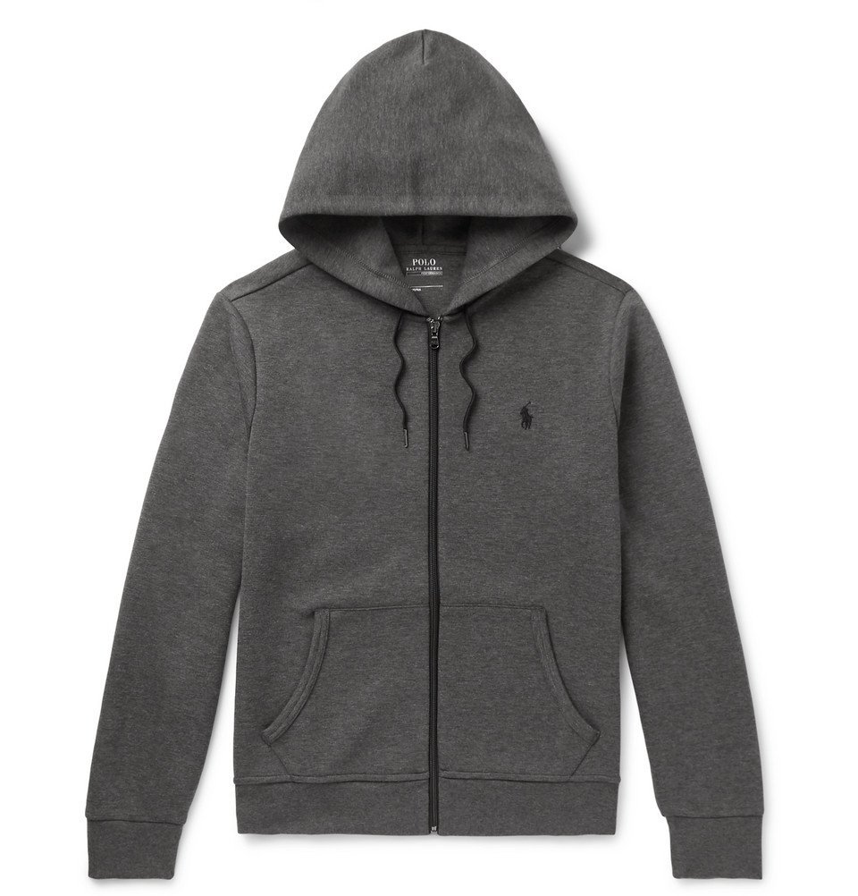 Polo Ralph Lauren - Jersey Zip-Up Hoodie - Men - Gray Polo Ralph