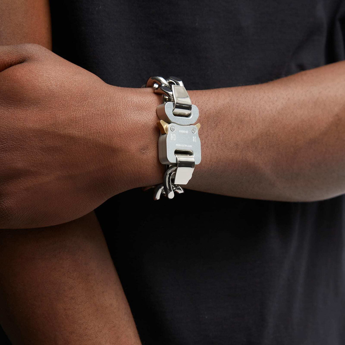 1017 ALYX 9SM Men's Buckle Bracelet in Silver 1017 ALYX 9SM