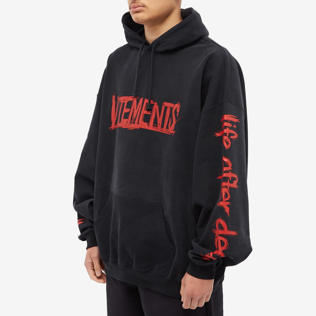 Vetements World Tour Logo Hoody in Black Vetements
